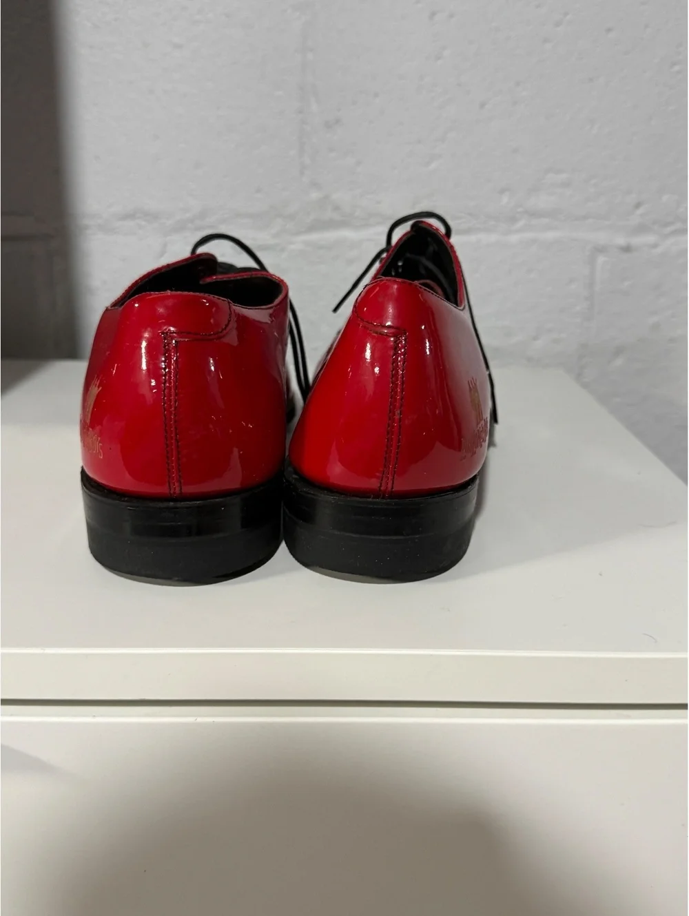Limited edition los lonely boys Stacy Adams bright cherry red size 8.5 shoes